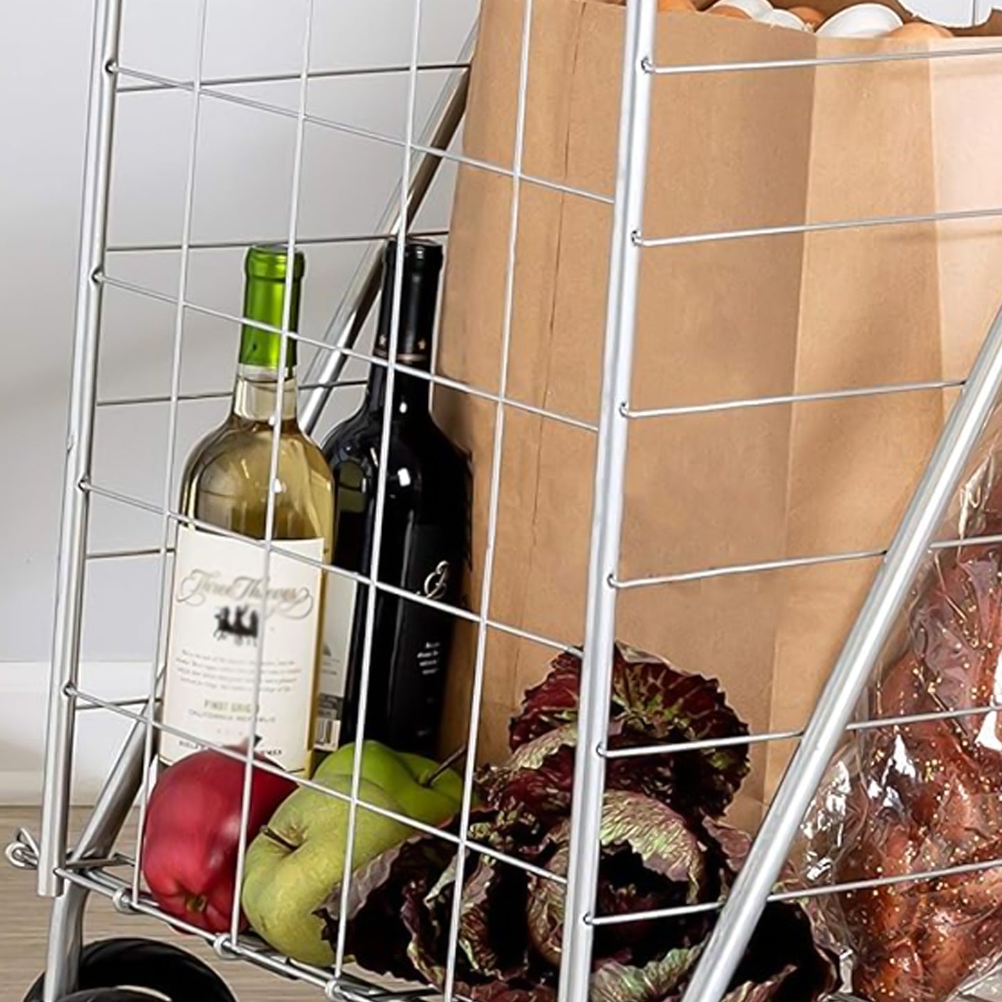 Foldable Shopping Trolley With Wheels ( Moq - 2 Pc) - Springkart