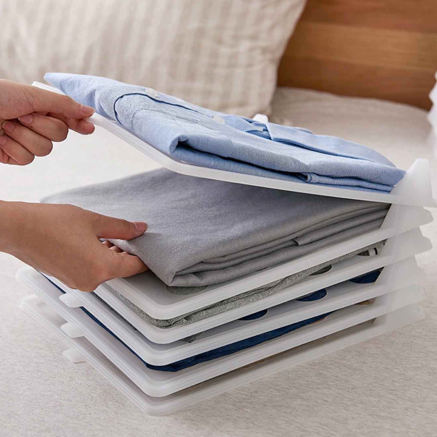 6129 1 Pc Cloth Organiser Used In All Household And Ironing Shops In Order To Assemble The Cloths And Fabric In A Well-mannered Way. - Springkart