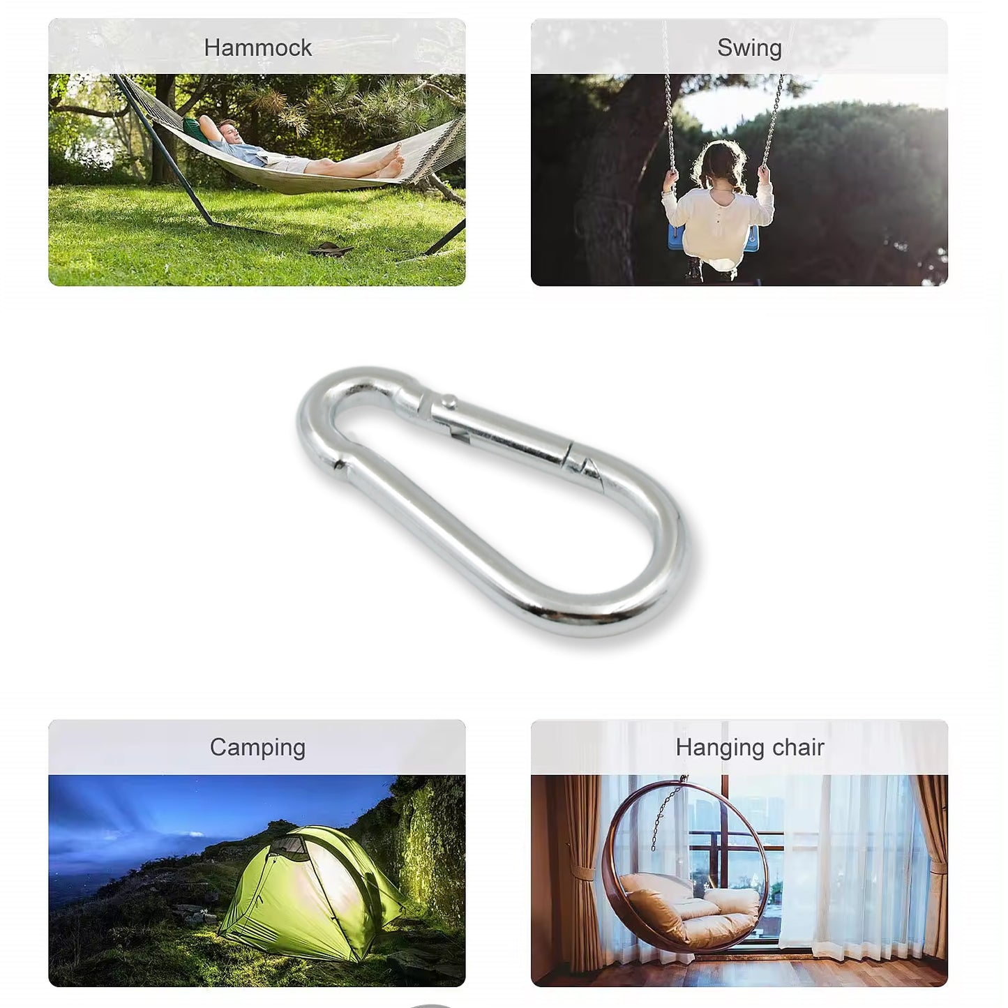 Stainless Steel Snap Hook (880 Mm 1 Pc) - Springkart
