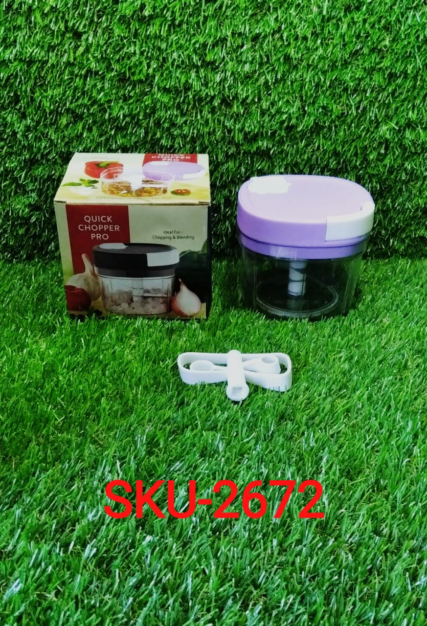 2in1 Handy Chopper And Slicer For Home & kitchen (600ML Capacity) - Springkart