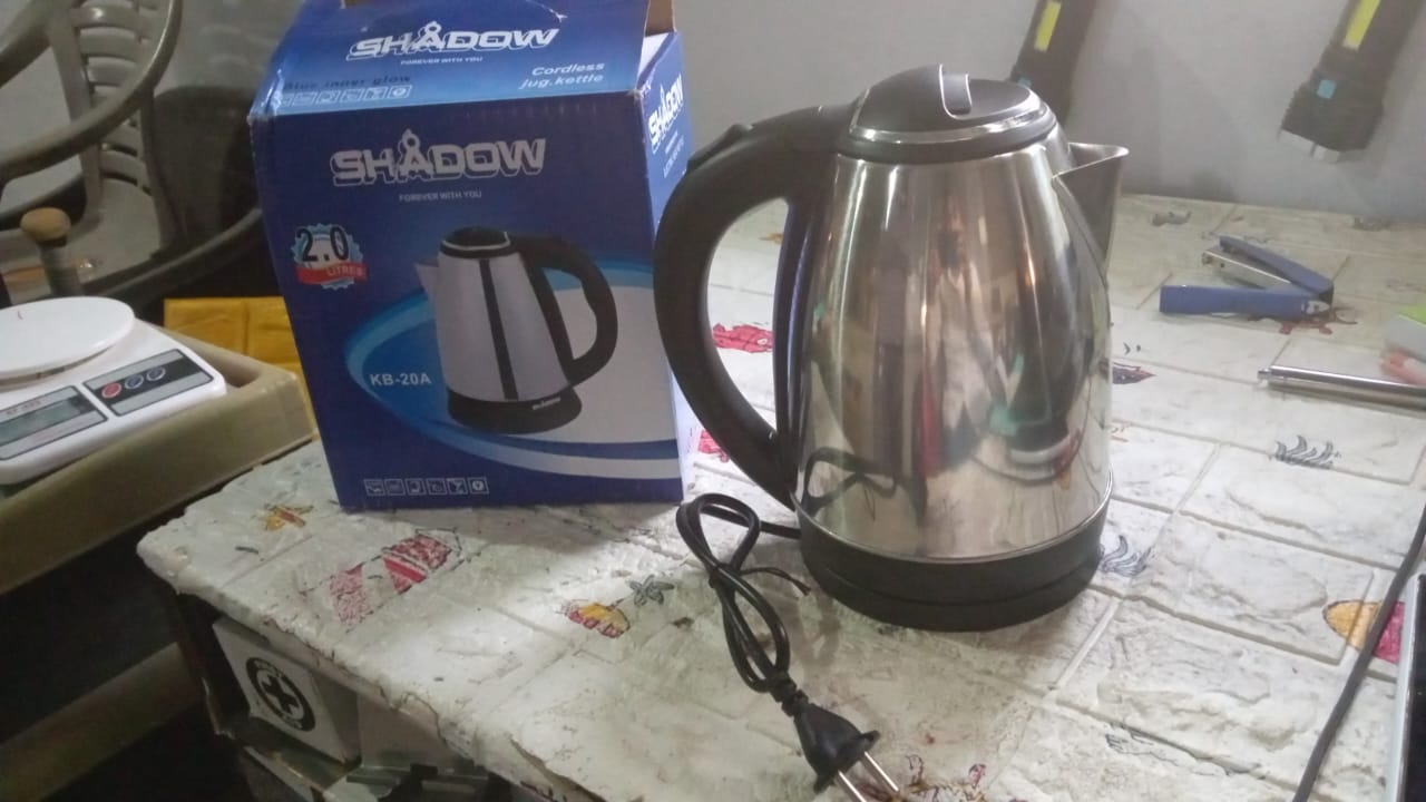 Stainless Steel Electric Kettle with Lid - 2 l - Springkart