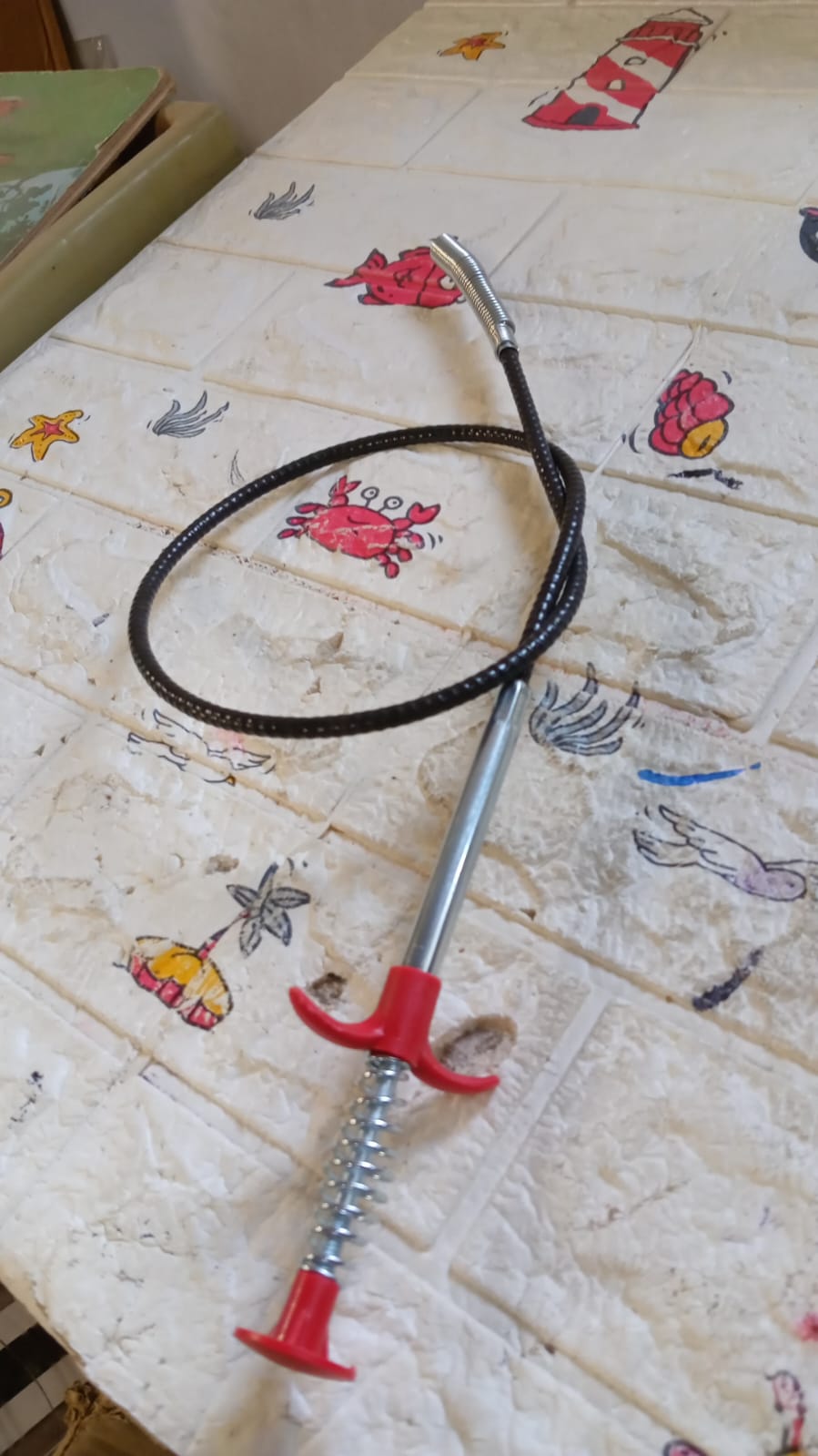 Drain Block Remover (90cm): Cleaning Tool for Pipes, Clogged Drains - Springkart