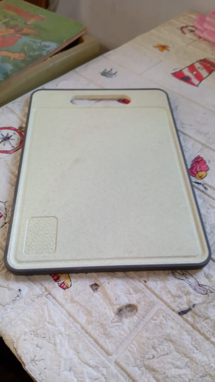 Plastic Chopping Board (Small): 34x24cm, Multipurpose Cutting Board - Springkart