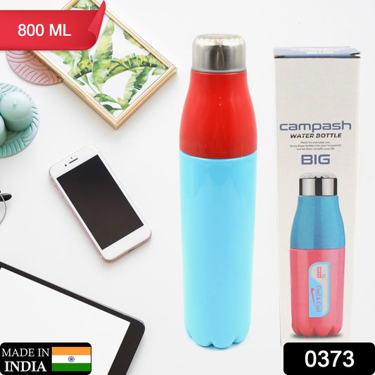 Cool Water Bottle (800ml): Reusable, Perfect for Office, School, Sports - Springkart