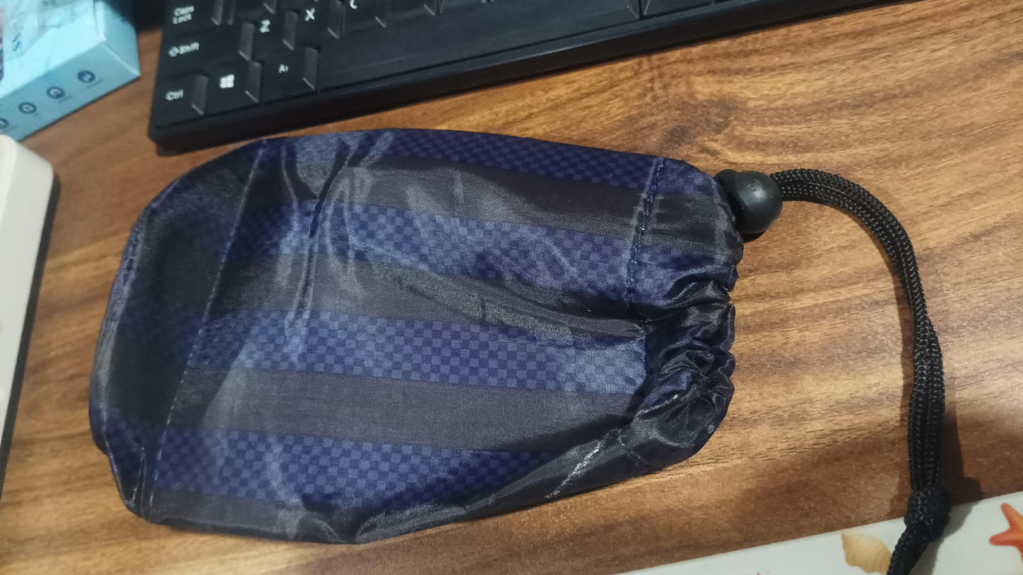 Reusable Multipurpose Washable Rope Pouch Pen Pencil Stationary Case Travel (2 Pc) - Springkart