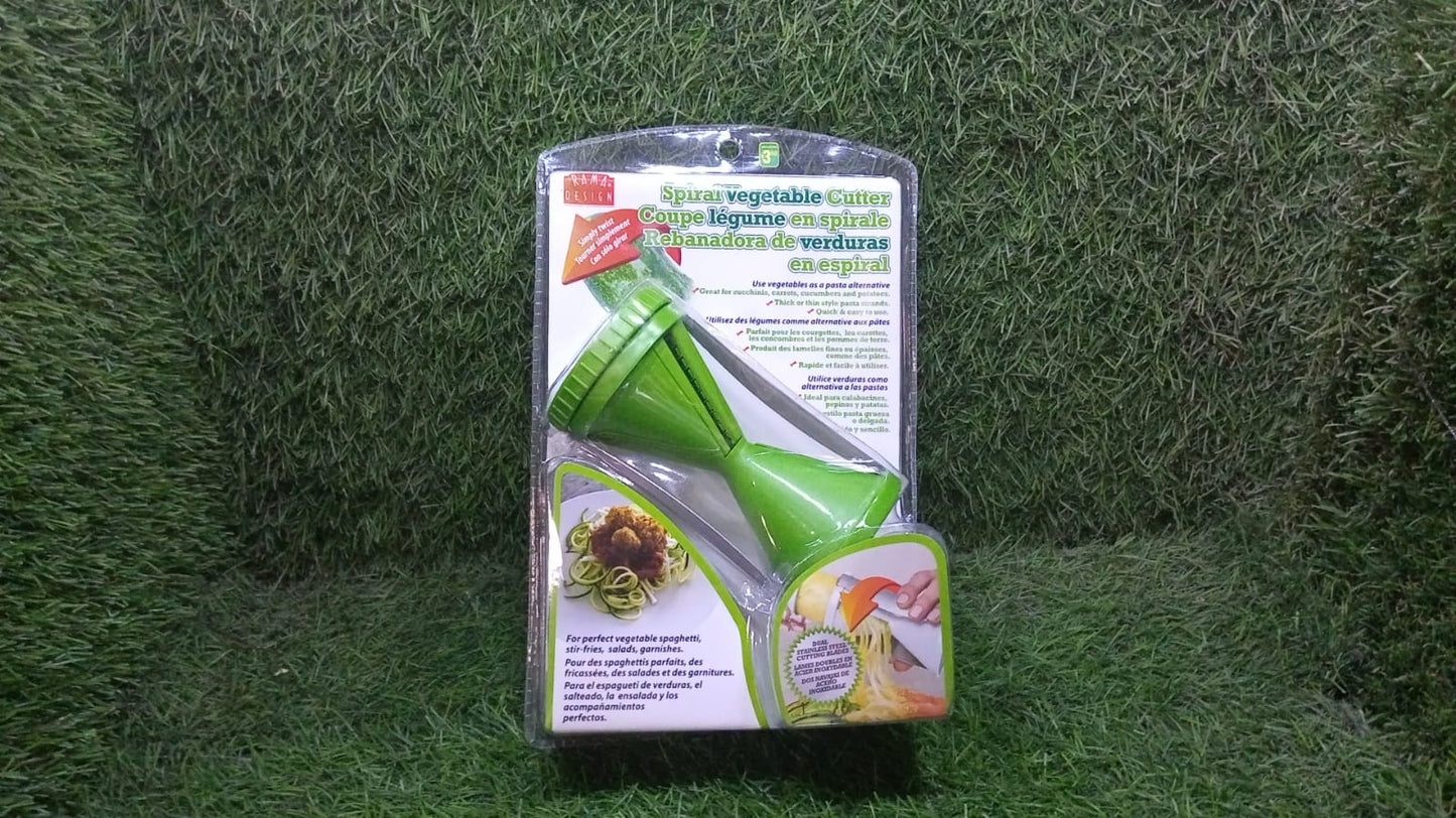 Portable Spiralizer Vegetable Slicer Handheld Spiralizer Peeler Stainless Steel Spiral Slicer For Salad Vegetables Fruit Slicer - Springkart