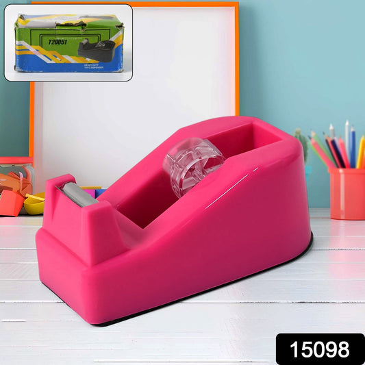 Plastic Tape Dispenser Cutter for Home Office use (1 pc) - Springkart