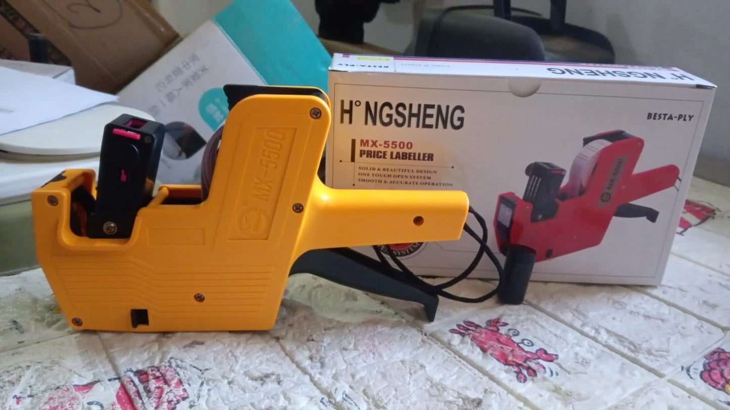 HAND HELD PLASTIC 8 DIGITS PRICE LABEL TAG GUN WIDELY USED IN DEPARTMENTAL STORES AND MARKETS FOR PRICE TAGGING AMONG CUSTOMERS. - Springkart