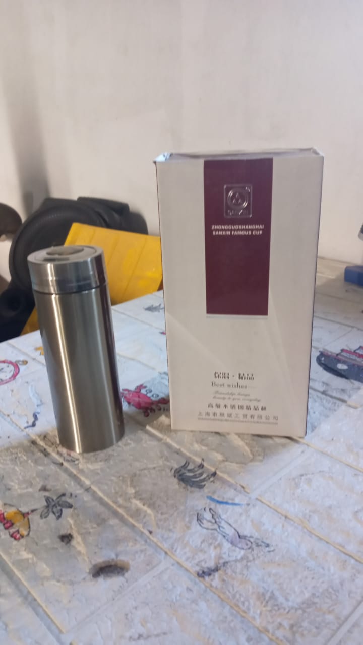 Vacuum Insulated Stainless Steel Flask (1 Pc) - Leak Proof, BPA Free, Hot & Cold - Springkart