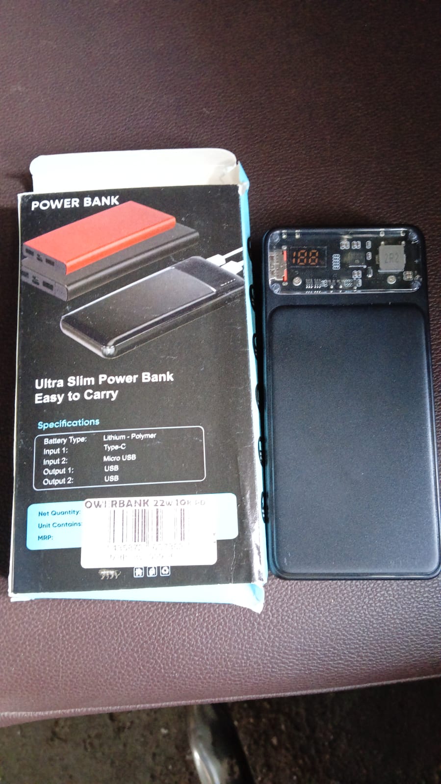 22W Fast Charging Power Bank (10000 mAh) - Springkart