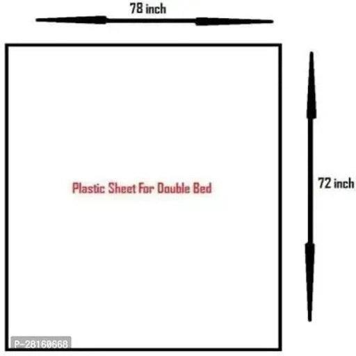 Best Collections PVC Plastic Waterproof Double Bedsheet (Light Brown, 6.5 ft x 6 ft Or 72 Inch x 78 Inch) 13 - Springkart