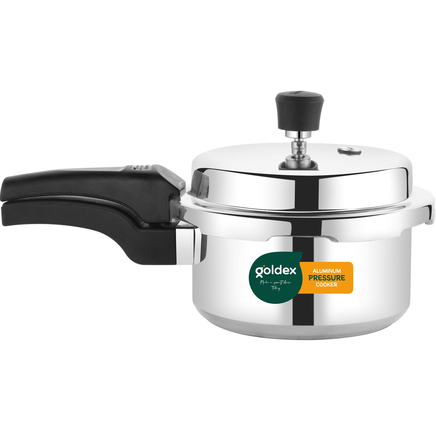 Aluminium Unique Goldex Pressure Cookers With Outer Lid (2 Litres) - Springkart