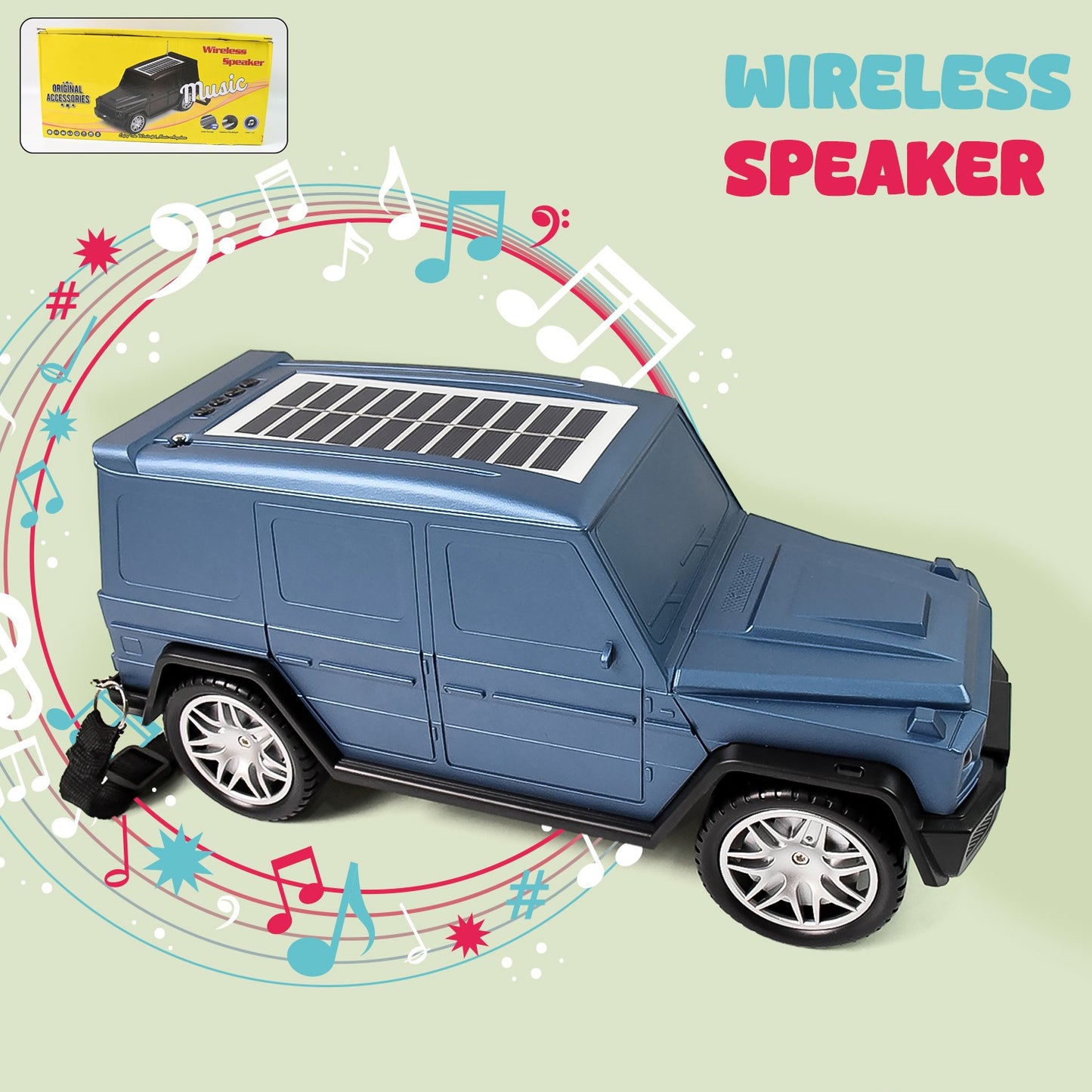 Thar Wireless And Solar Powered Speaker - Springkart