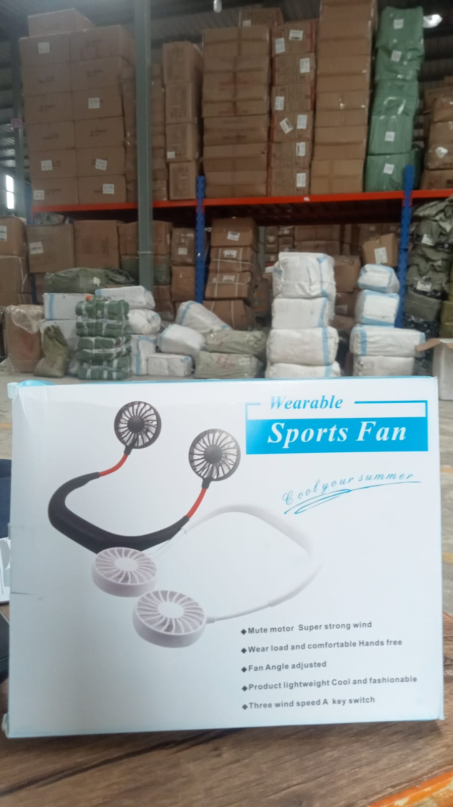 Hands-Free Wearable Neckband Fan - Springkart