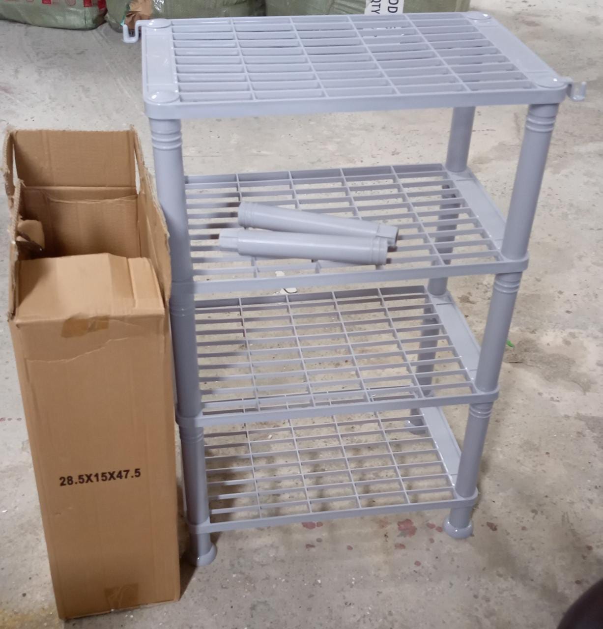 4 Layer Multifunctional Storage Shelf Organizer Narrow Storage Rack for Kitchen or Bathroom - Springkart