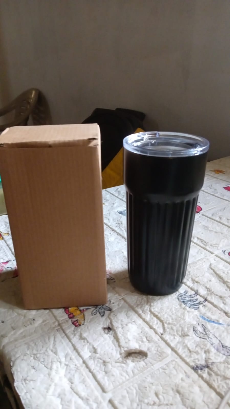 Stainless Steel Vacuum Insulated Travel Mug with Lid (1 Pc) - Coffee, Tea - Springkart