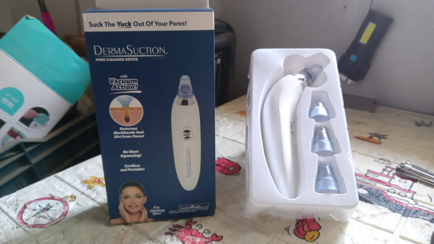 4 In 1 Blackhead Whitehead Extractor Remover Device Acne Pimple Pore Cleaner (Vacuum Suction Tool) - Springkart