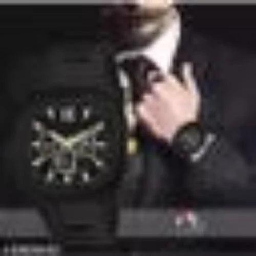 Trendy Fashionable Adjustable Automatic Buckle Black Men Belt with stylish black miller and super looking wayfarer sunglasses - Springkart