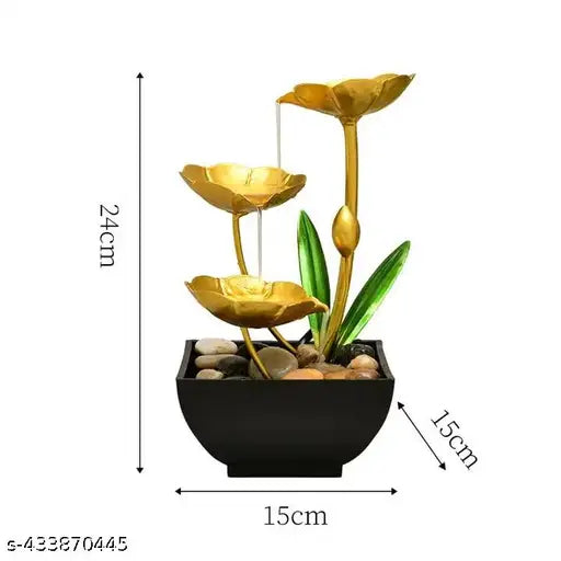 Metal Tabletop Water Fountain, Home Decor - Springkart