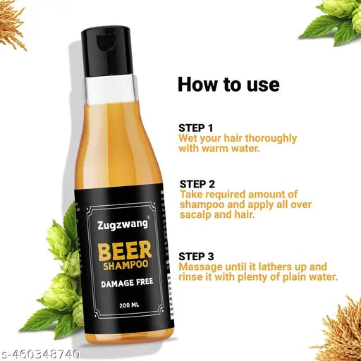Beer Shampoo Dandruff Control 200 ml - Springkart
