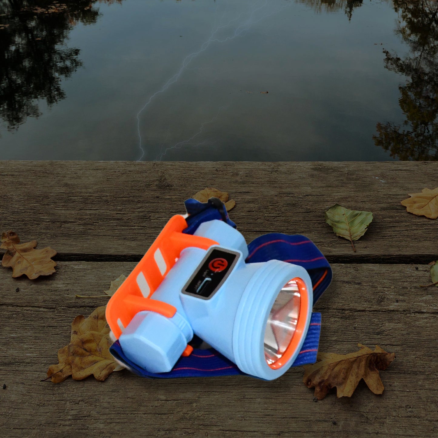 Mini Rechargeable Power Headlamp With Plastic Case (1 Pc) - Springkart