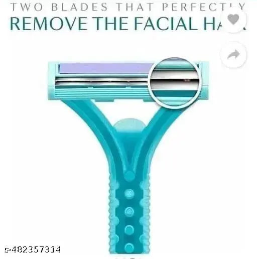 Softcare Shaving Razor For Men & Women 6 Pink-6Blue (Pack of 12) - Springkart