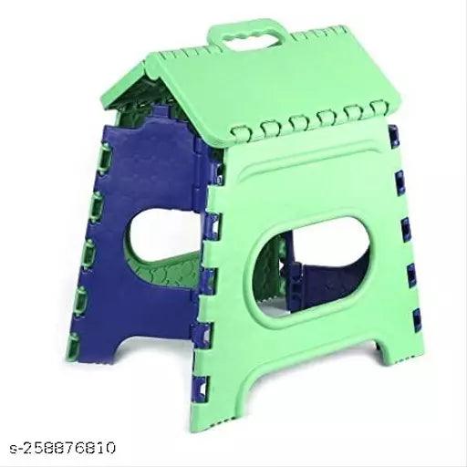 12 Inch Plastic Folding Step Stool - Holds Up to 90 Kg - Springkart