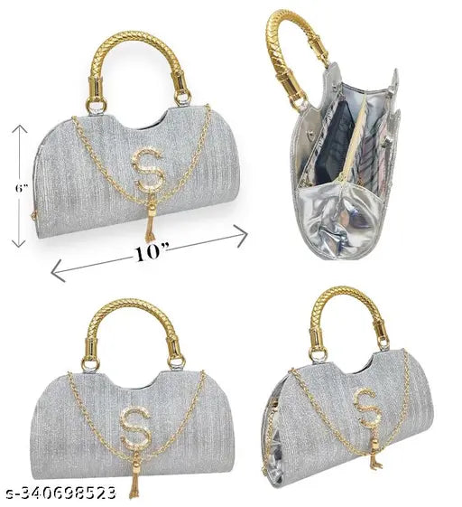 Apricus Stunning Clutch for Women Combo, Wedding Clutches, Bridal Bags
