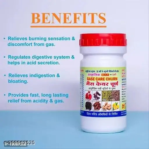 Gas Care Churna, gives instant relief from constipation, gas at home instant constipation relief medicine 100% Ayurvedic - Springkart