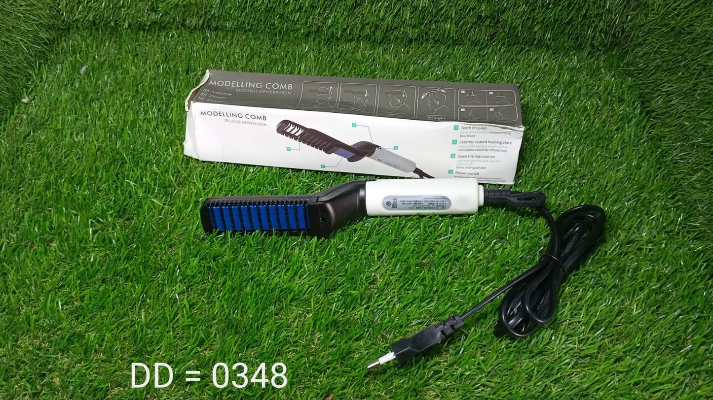 Men's Beard and Hair Curling Straightener (Modelling Comb) - Springkart