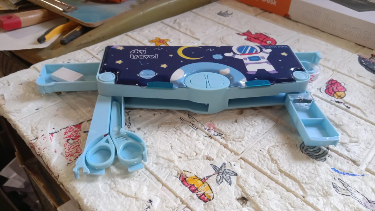 Multifunctional Pencil Box for Kids, Space Pencil Box For Boys, Kids Pencil Box for Boys & Girls, Magnetic Pencil Box for Boys, Pop up Pencil Box, Space Theme Return Gifts for Kids (Space Pencil Box) - Springkart