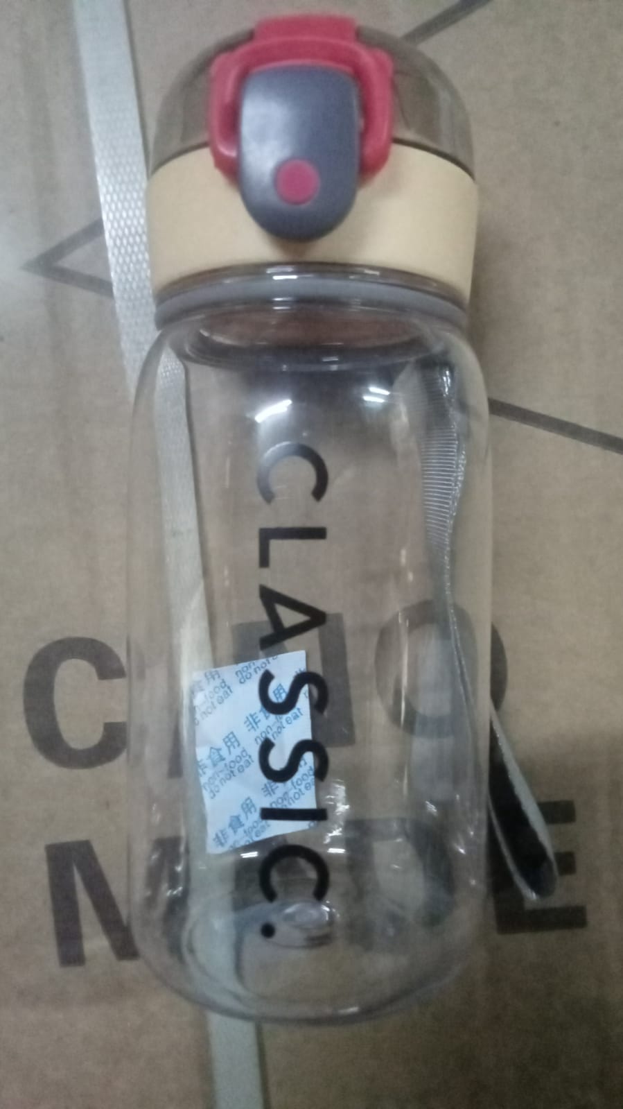 Outdoor Sport Plastic water bottle 350ml leak proof BPA-free for travel cold and hot water Plastic water bottle with daily water intake for gym and children, Home, Travel, Office Use (350ml) - Springkart
