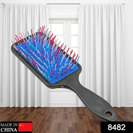 Massage Comb, Massage Hair Brush Ergonomic Matt Disappointment for Straight Curly Hair Cushion Curly Hair Comb For Detangling Professional Comb For Men And Women for All Hair Types, Home Salon DIY Hairdressing Tool (1 Pc) - Springkart
