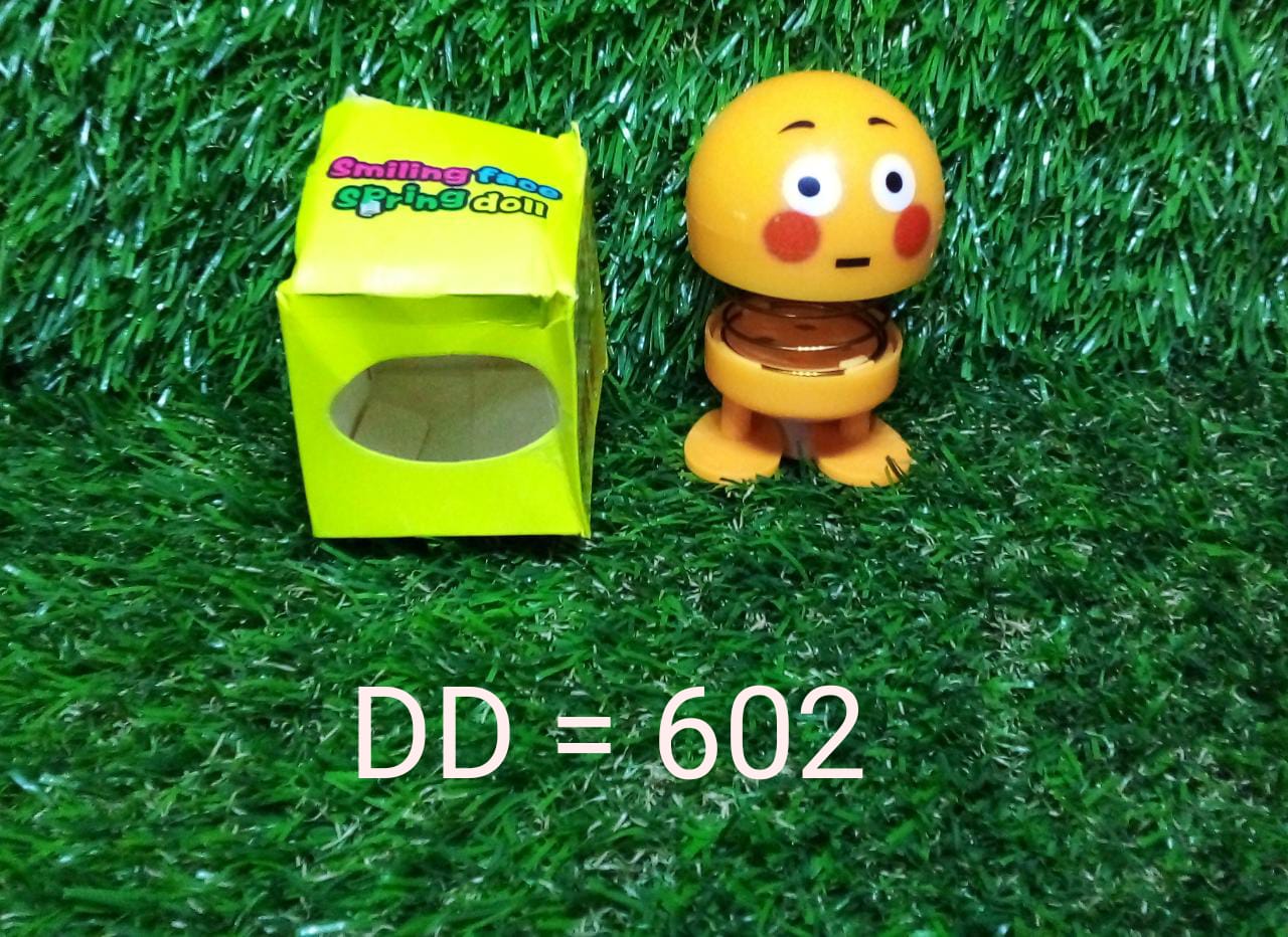 Emoticon Figure Smiling Face Spring Doll - Springkart