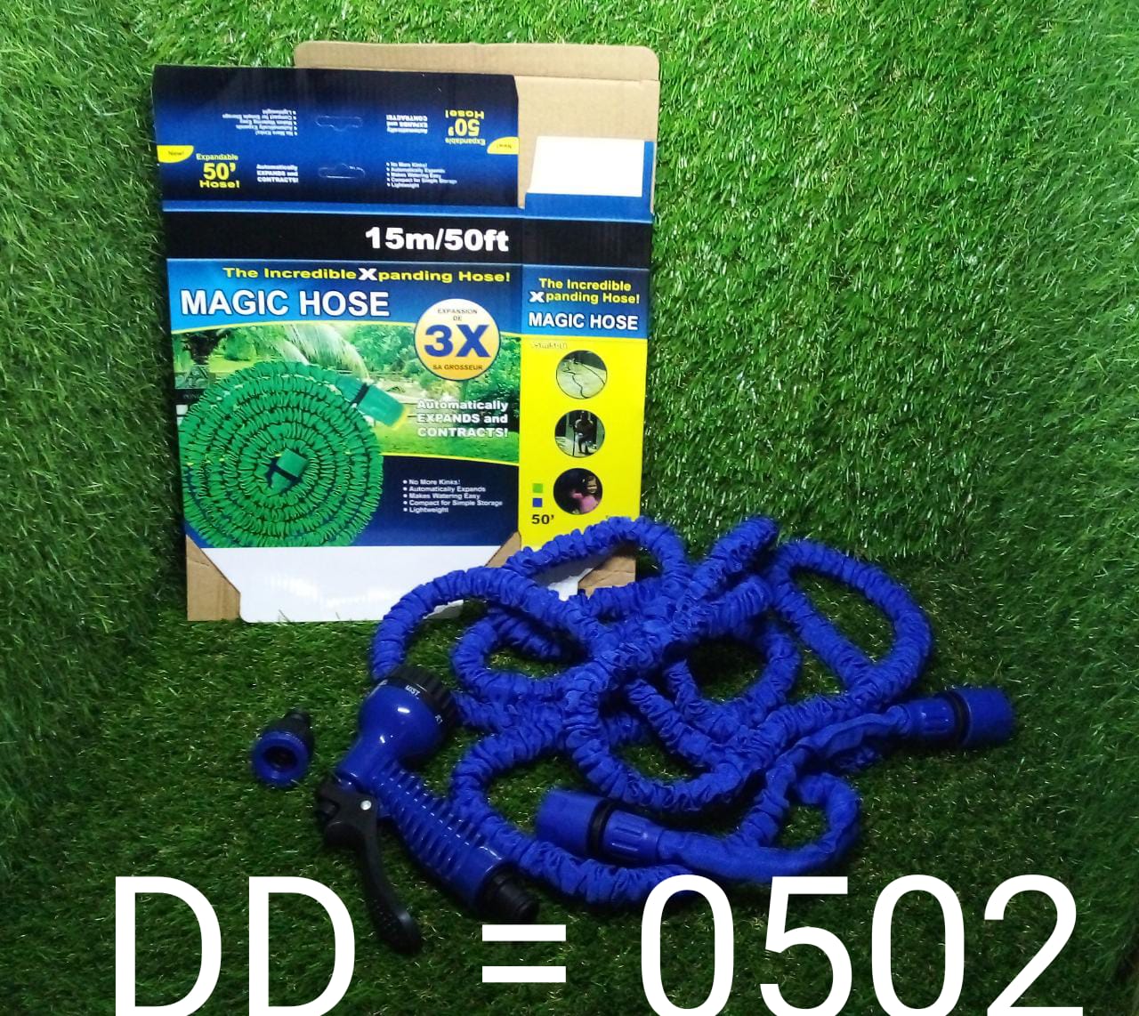50 Ft Expandable Hose Pipe Nozzle For Garden Wash Car Bike With Spray Gun - Springkart