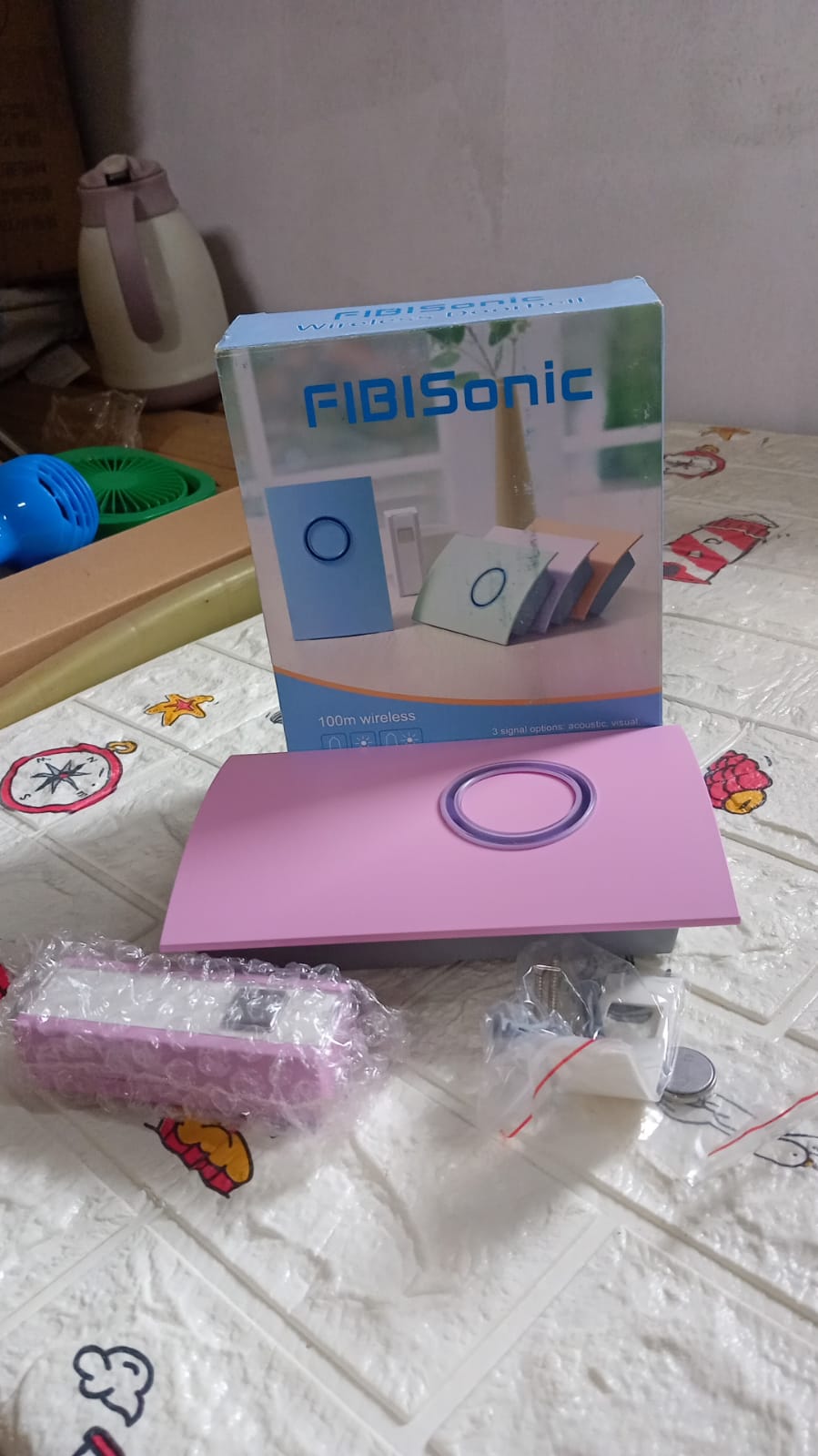 Wireless Doorbell Doorbell Button Wireless 100M Remote Waterproof Wireless Doorbell Many Tones & ip44 Waterproof Door Bell For Home - Springkart