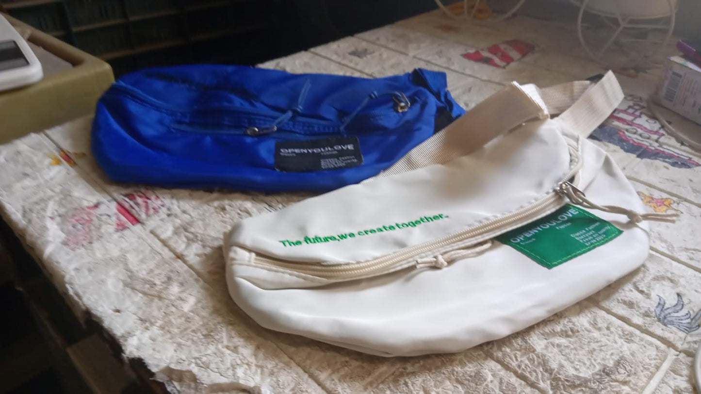 Waist Bags For Men Women-Premium Stitching, Zippers Bag, Waterproof pocket, safe-Large Pack for Hiking Travel Camping Running Sports Outdoors, With Adjustable Strap Bag (Mix Design | 1 Pc) - Springkart