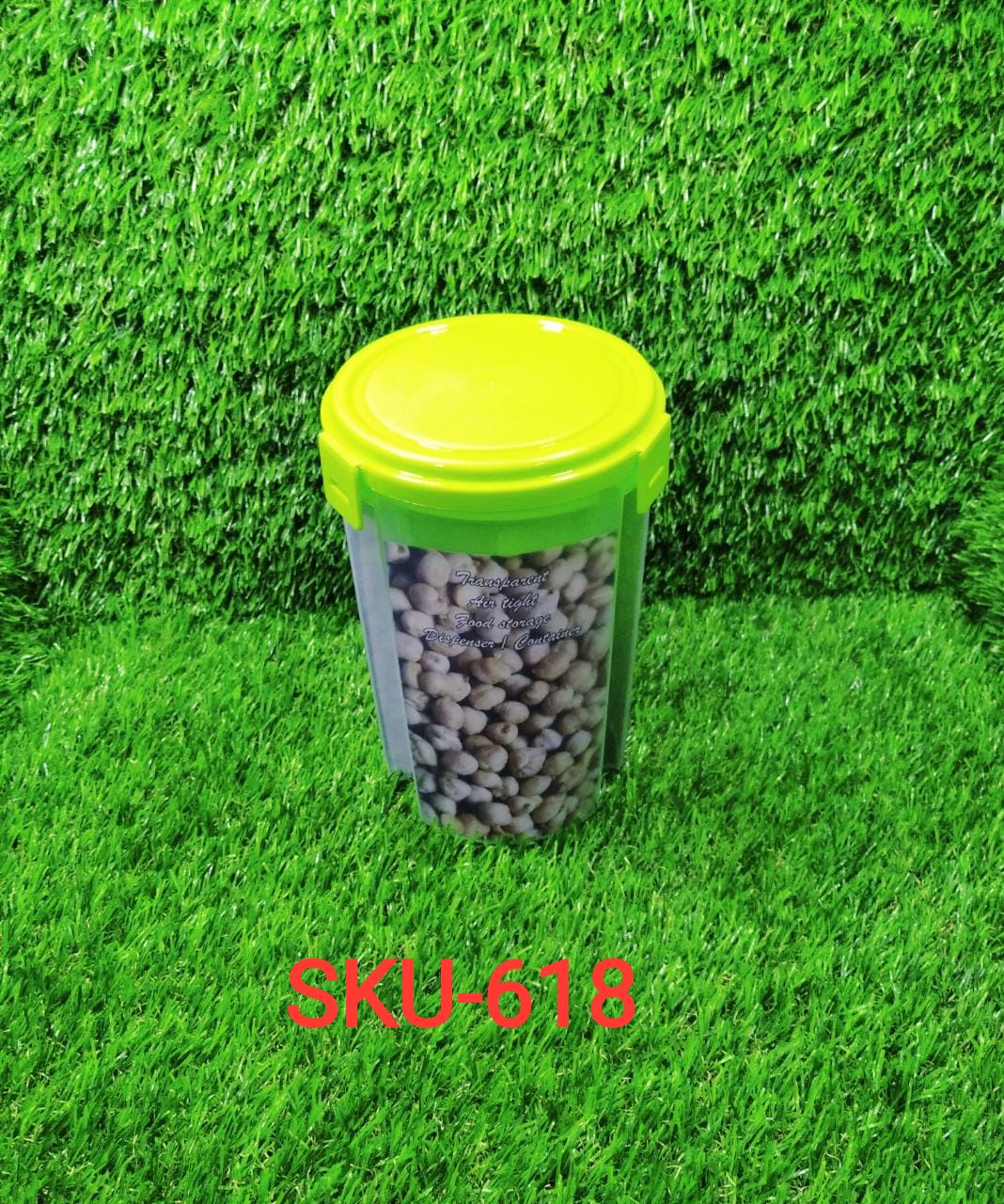 3 in 1 Transparent Air Tight Storage Dispenser Container - Springkart