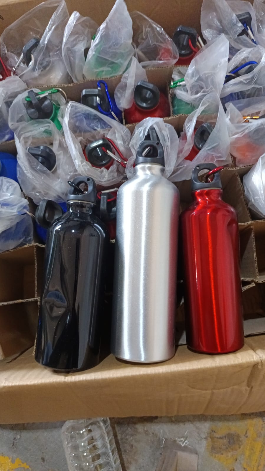 Aluminum Durable Sports Water Bottle (1 Pc / Mix Size & Color) - Springkart