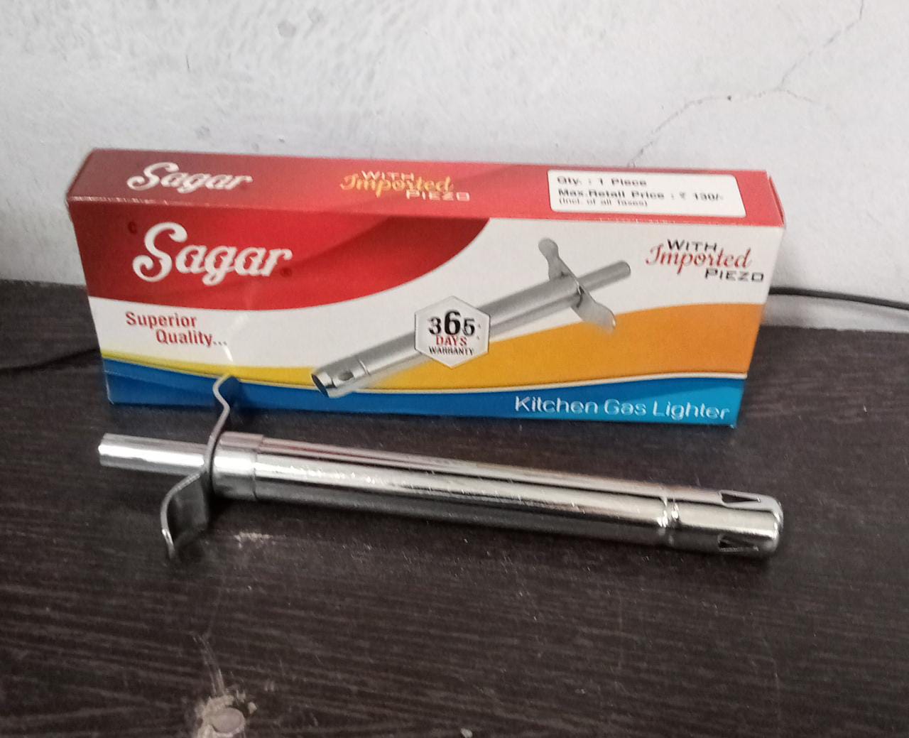 Stainless Steel Electronic Gas Lighter for lighting Gas Stove - Springkart