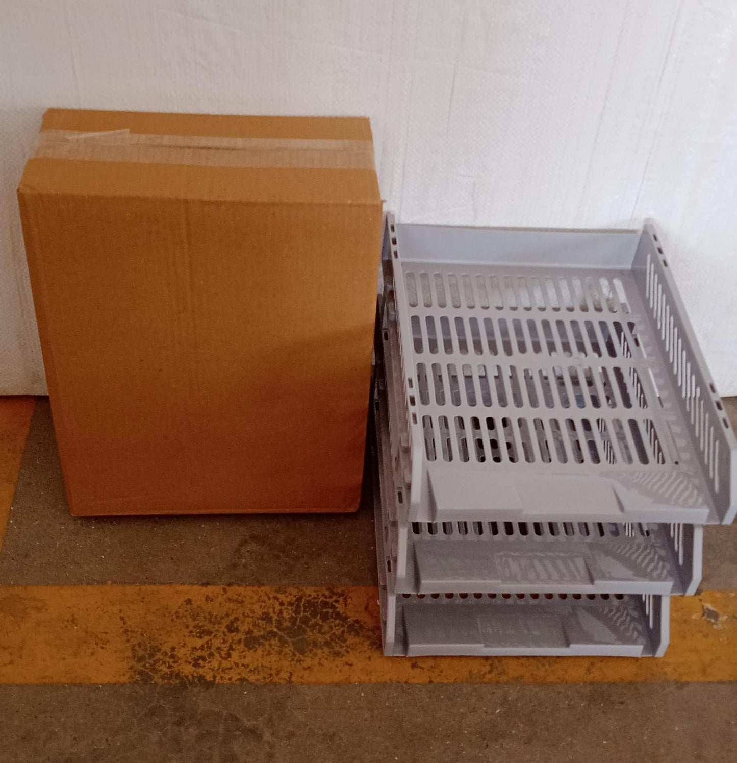 Multifunctional File Rack with Drawers: Desktop Storage for Office Supplies (4/3 Layers) - Springkart