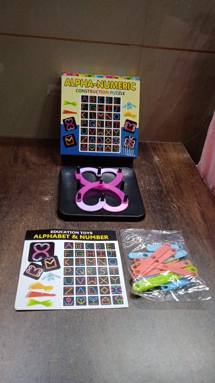 Alpha Numeric Puzzle - Alphabet Construction Puzzle - Springkart