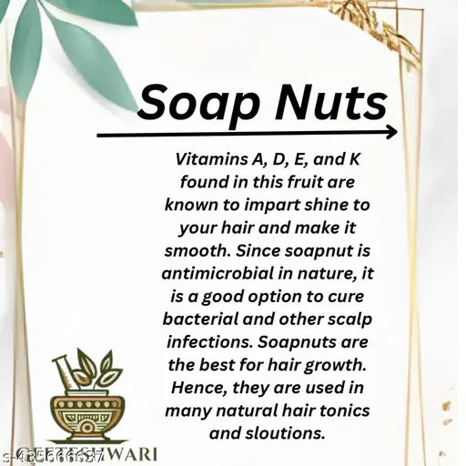 100% Natutal Aritha/Reetha/Ritha Soap nuts 1200gram packet - Springkart