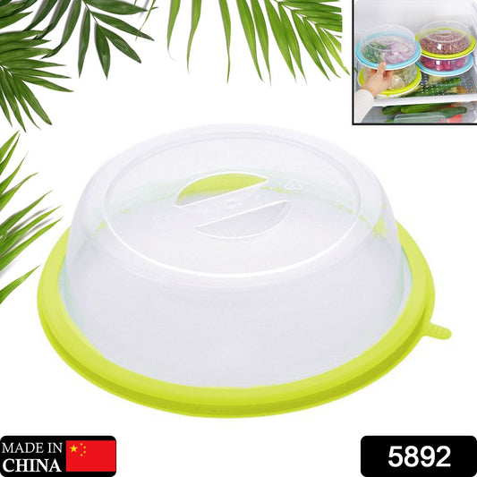 Air-Tight Microwave Oven Dish Cover Microwave Splatter Cover Food Cover Microwave Food Plate Kitchen Plate Dish Lid Dishwasher Safe - Springkart