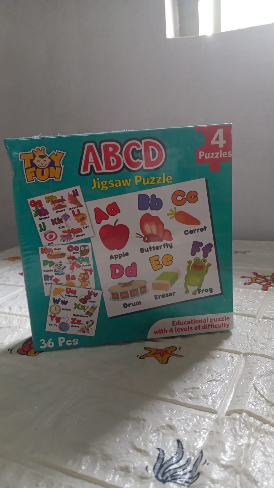 Learning Abcd JigaSaw Toy Puzzle For Children (4 Puzzles Pack) - Springkart
