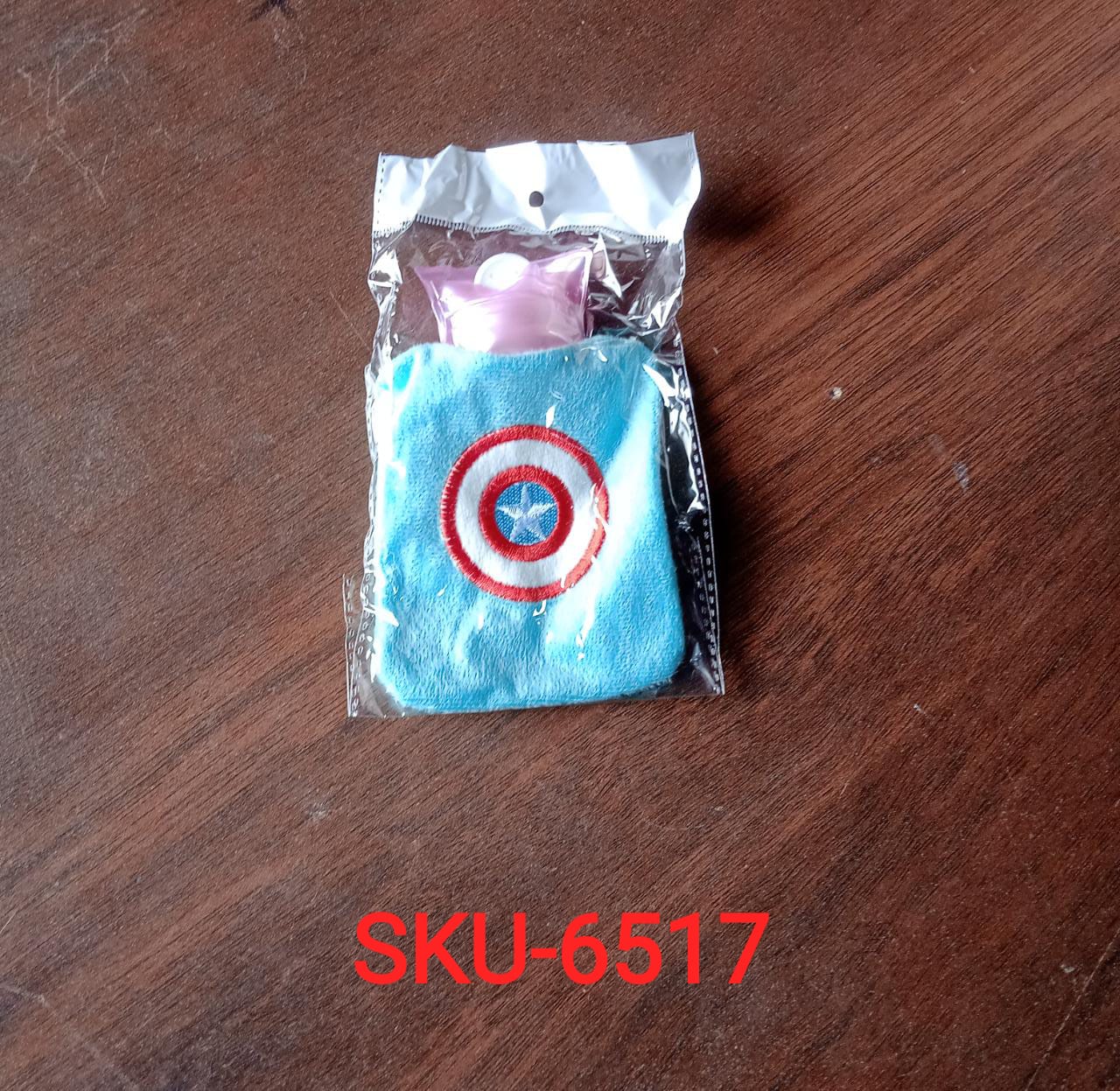 Captain America Print Small Hot Water Bag with Cover for Pain Relief - Springkart