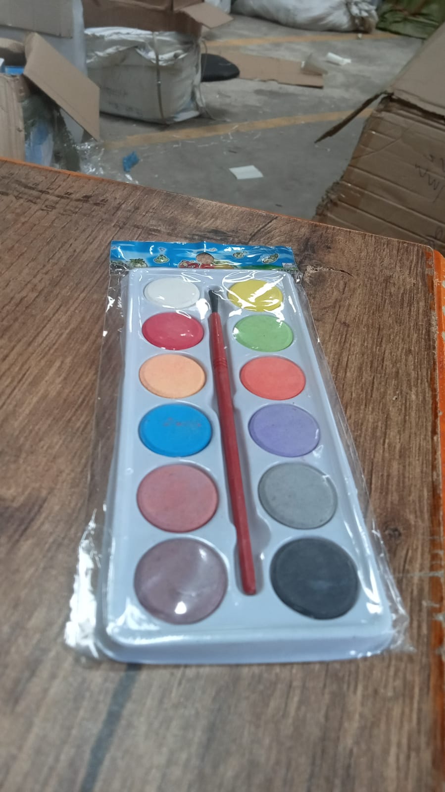 Painting Water Color Kit - 12 Shades and Paint Brush (13 Pcs) - Springkart