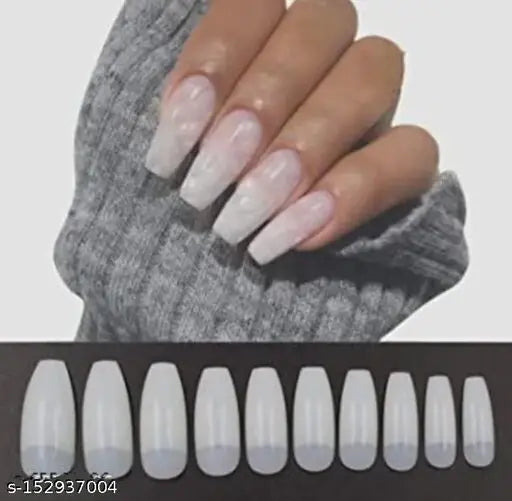 500 Pcs Acrylic Nail Tips, Fake Nails Artificial, 10 Sizes for Nail Salons and DIY Nail Art - Springkart