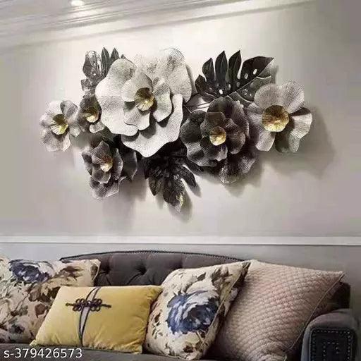 Metal Wall Decor Leaf Wall Hanging Decoration - Springkart
