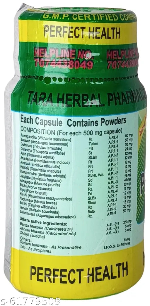 PERFECT HEALTH CAPSULE FOR WEIGHT GAIN,LIVER DISEASE,GASTRIC Pack of 2 - Springkart